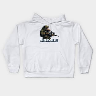 Sniper Wild Boar Kids Hoodie